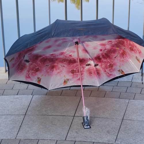 kobold德国高档蛙张隐藏伞骨双层防晒晴雨伞户外遮阳伞三折轻便