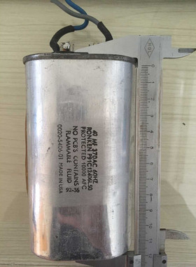 电容 美国RONKEN 40UF370VAC胆机高压滤波无极性油浸电容 拆机件
