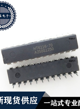 IC 芯片 HT6116-70 DIP24 集成电路 全新现货供应 直拍