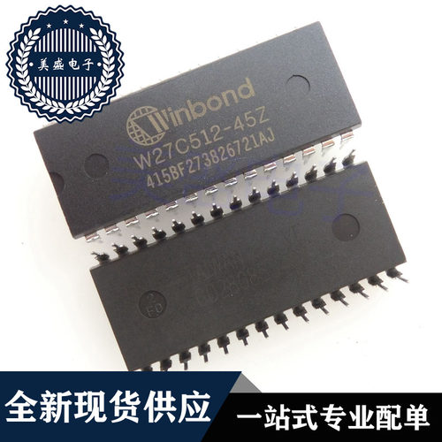IC 芯片 W27C512-45Z DIP28 集成电路 现货供应