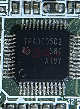 IC 芯片 TPA3005D2PHPR TQFN44 TPA3005D2 集成电路 现货供应