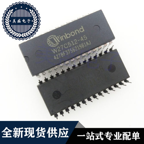 IC 芯片 W27C512-45 DIP28 集成电路 现货供应