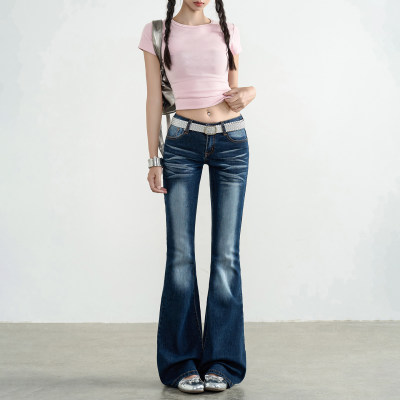 TGXQ美式覆古牛仔裤女202