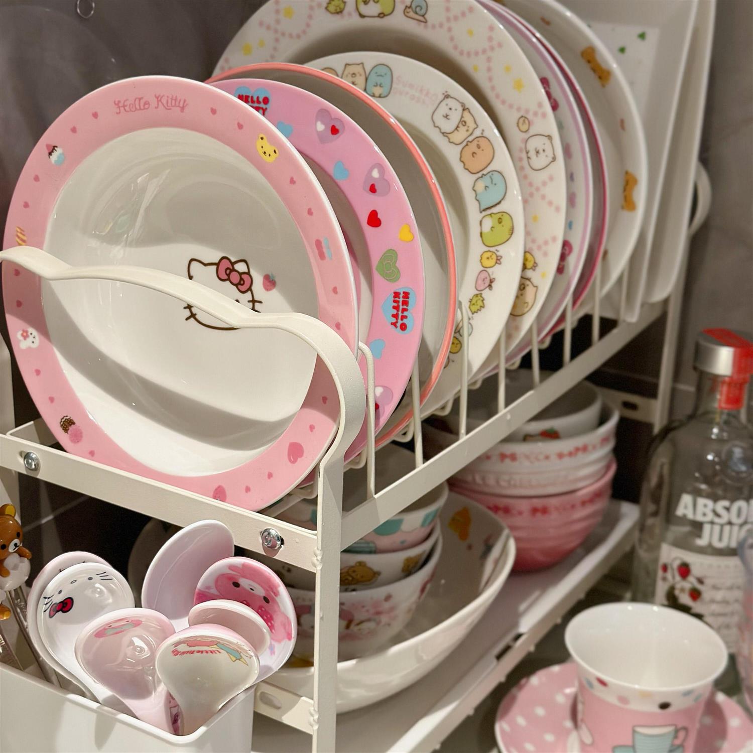 多巴胺碗架家用2024新款碗具沥水架厨房置物架筷子插刀砧板架碗架