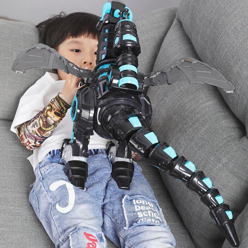 超大遥控恐龙玩具电动喷雾智能仿真编程霸王龙动物机器人机甲狂龙
