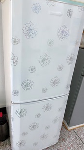翻新贴老款 冰箱贴纸 装 饰冰箱门自粘简约现代双开门全包侧面防水