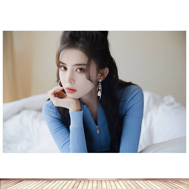 美人海报墙贴画美女古力娜扎海报卧室床头画影视明星浴室装饰画11
