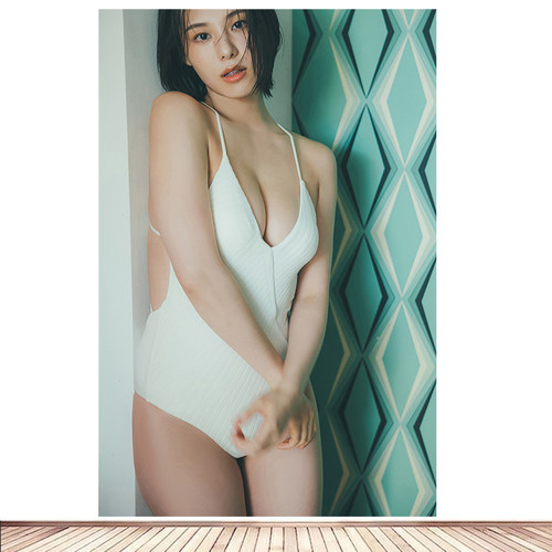 纯欲性感少女海报贴纸浴室居家出租屋室内门窗墙面自贴装饰906