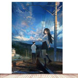 通往夏天的隧道 再见的出口新款动漫海报周边宿舍卧室动漫迷海报4