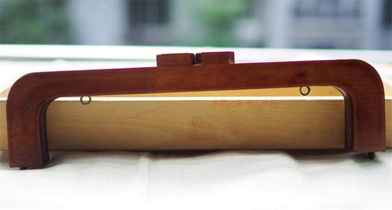 새로운 단단한 나무 고민 사각형 육각 머리 자석 버클 나무 프레임 입 골드 DI..