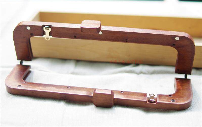 새로운 단단한 나무 고민 사각형 육각 머리 자석 버클 나무 프레임 입 골드 DIY 가방 액세서리 38 위안|나사 조각