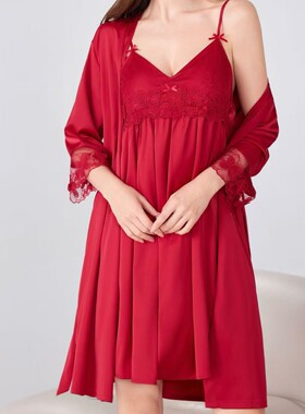 2026名典醋酸丝性感女士睡衣套装新款夏季高端家居服套装8502吊带