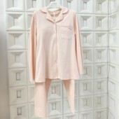 可外穿开扣家居服 长裤 佐美妮纯棉睡衣女士春秋2026新款 甜美风长袖