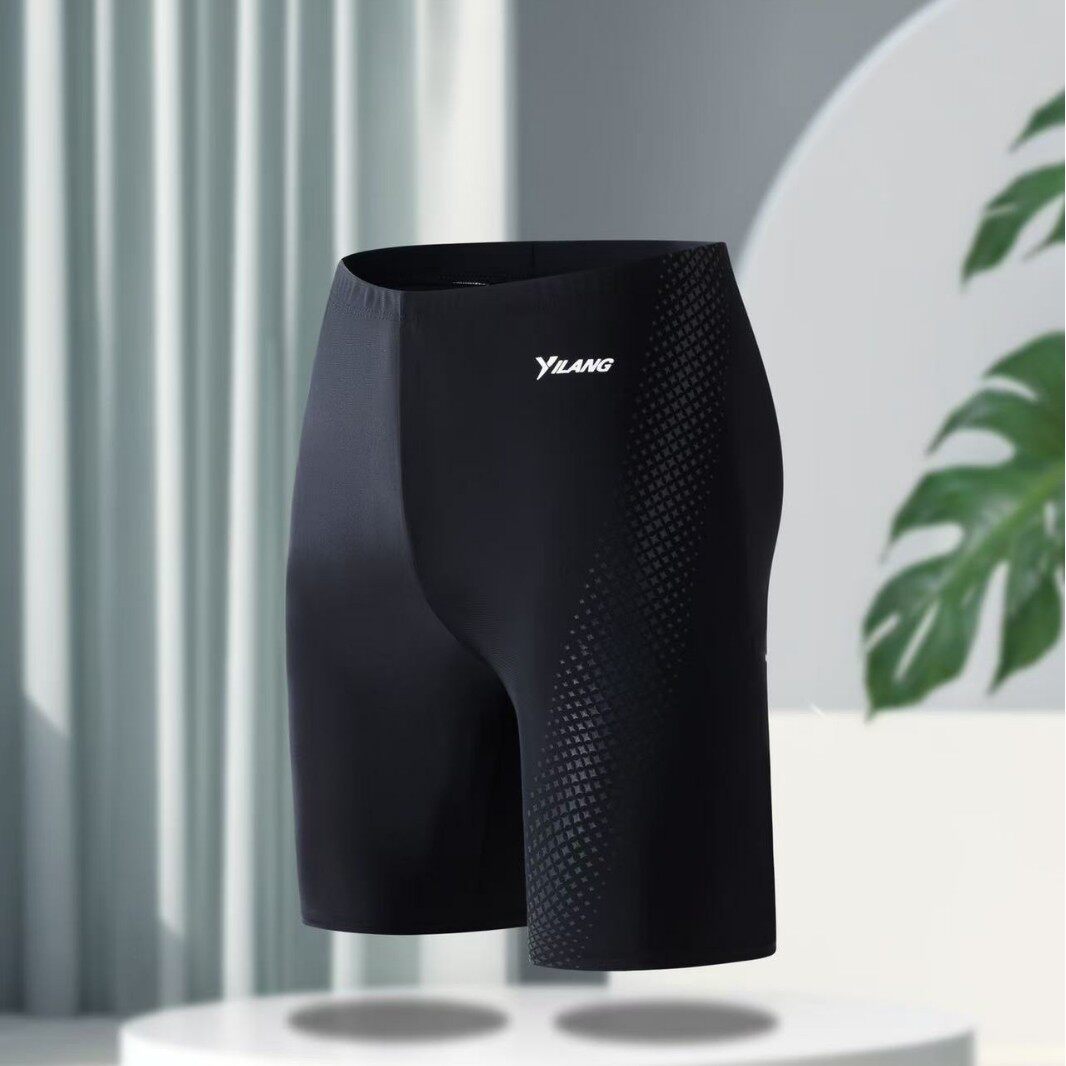 翊浪4637成人五分大码泳裤新款男士泡温泉短裤防尴尬速干游泳裤子