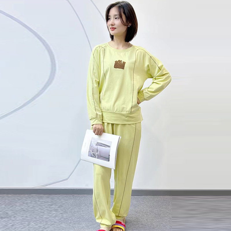 绮瑞女生薄棉长袖休闲可外穿睡衣