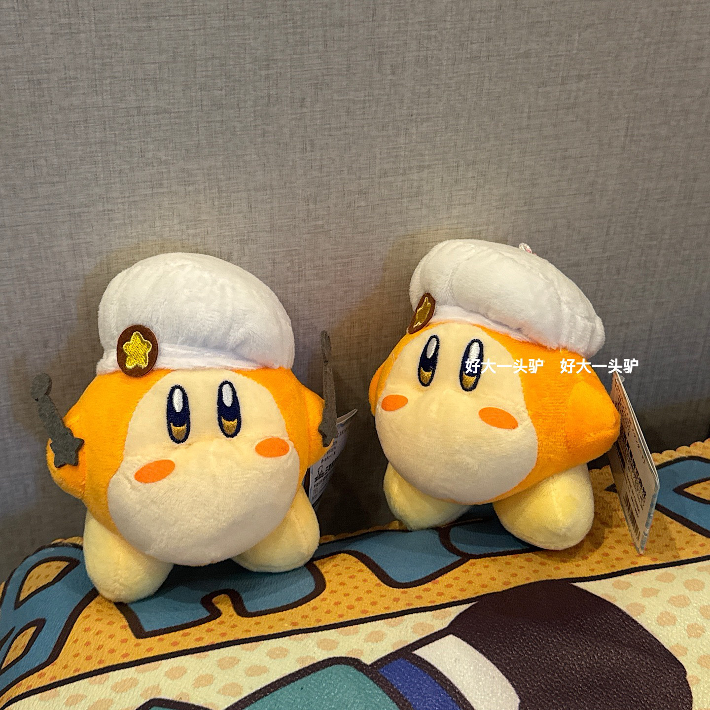 厨师瓦豆鲁迪来啦！软萌饭搭子拍照神器可爱挂饰桌面装饰公仔挂件