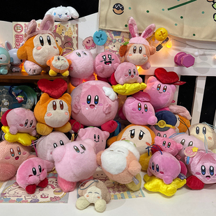 尾货星之卡比公仔摆件甜蜜梦境头巾瓦豆鲁迪毛绒公仔玩偶爱心周年