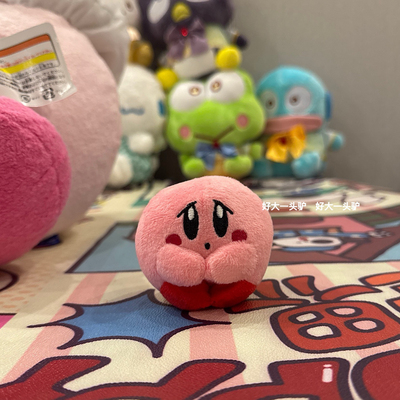 委屈！星之卡比可爱公仔摆件 桌面装饰拍照搭子 kirby揣手手哭哭