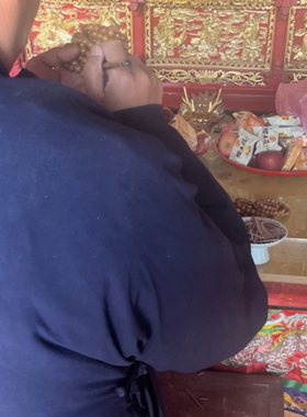 道门认证雷击木枣木无油蜡纯打磨天然古树饰品圆珠手链手串