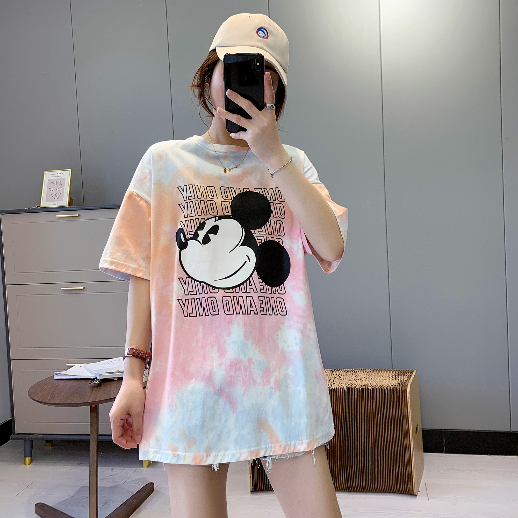 ONLY ICE2020夏季新款迪士尼合作款米奇联名短袖T恤女潮120101657