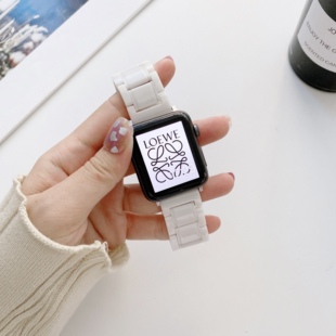 适用oppo智能表带oppowatch4pro陶瓷表带3pro手环腕带钢带配件