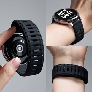适用华为fit5表带磁吸扣fit5pro男款透气运动硅胶fit4pro腕带fit3