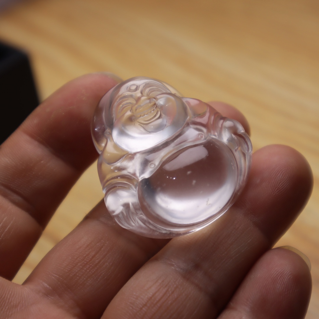 纯天然缅甸水沫玉坐佛弥勒佛小佛吊坠挂件小清新唯美女款手链时尚