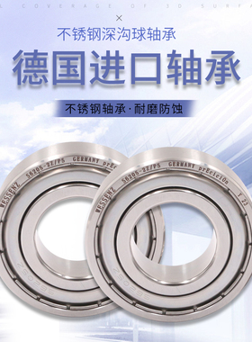 德国原装进口304不锈钢轴承SS6800 6801 6802 6803 698 699-2Z/P5