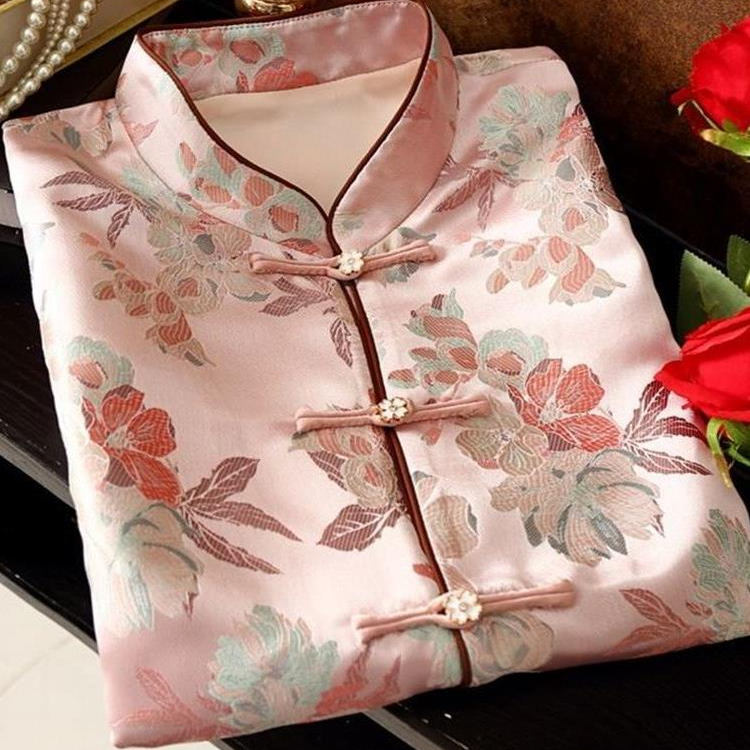 国风秋款开衫外套女式马褂马甲民族百搭领中式新立2025女上衣国风