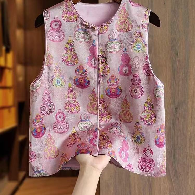 新中式国风马甲外套女春夏爆款