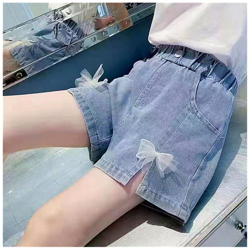 乘航轩杰女童牛仔短裤夏季新款