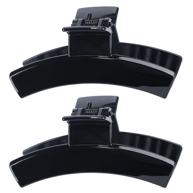 黑色DIY抓夹大号一字夹马尾发夹