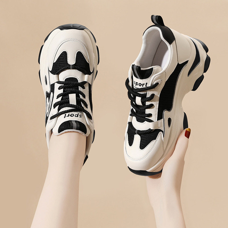 运动鞋子女士老爹鞋女2025年春秋新款百搭厚底软底增高休闲鞋女鞋,女鞋,时尚休闲鞋,淘宝优惠券,粉丝福利购,淘宝优惠卷