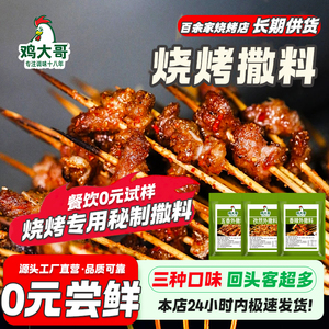 烤肉蘸料撒料东北烧烤调料韩式干料辣椒面孜然粉家用干碟商用调料