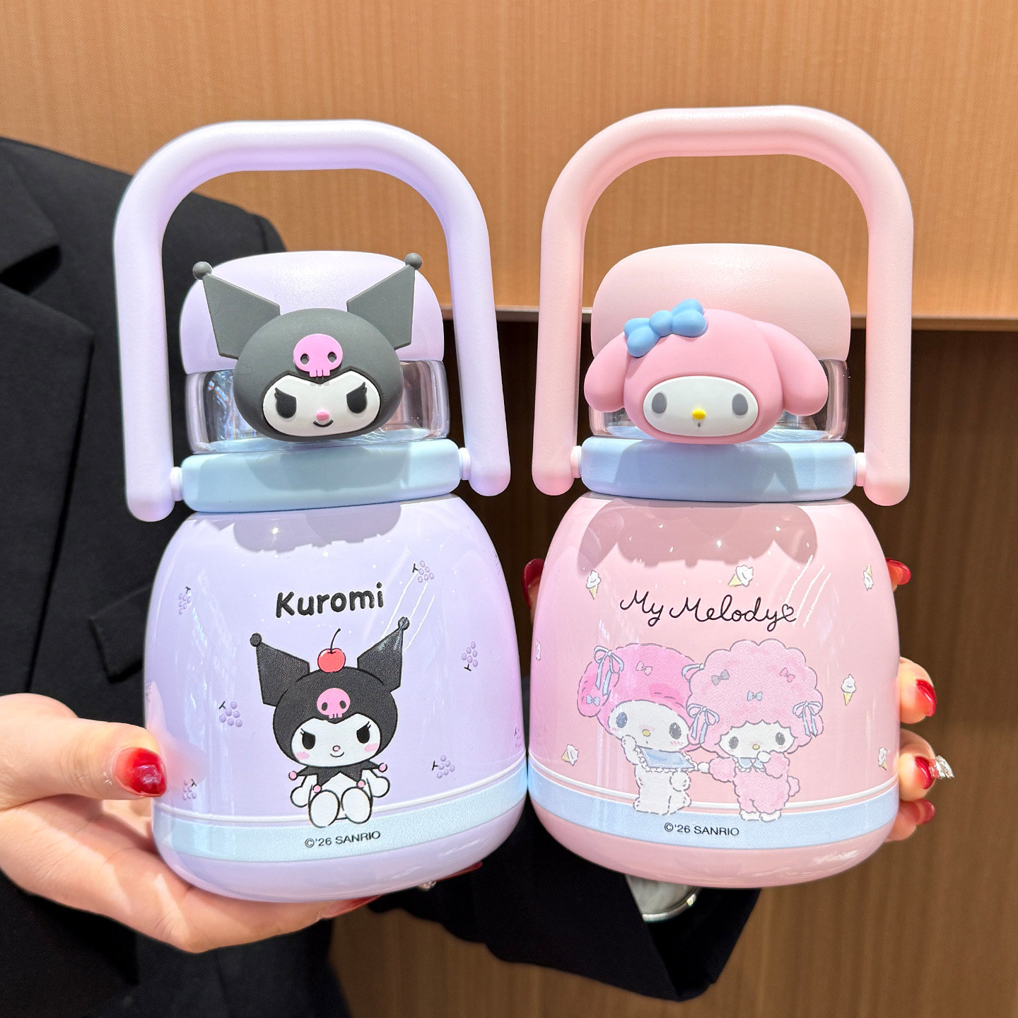 三丽鸥儿童保温杯女生上学专用双饮吸管杯大容量学生大肚水壶杯子,餐饮具,保冷/保温杯,淘宝优惠券,粉丝福利购,淘宝优惠卷