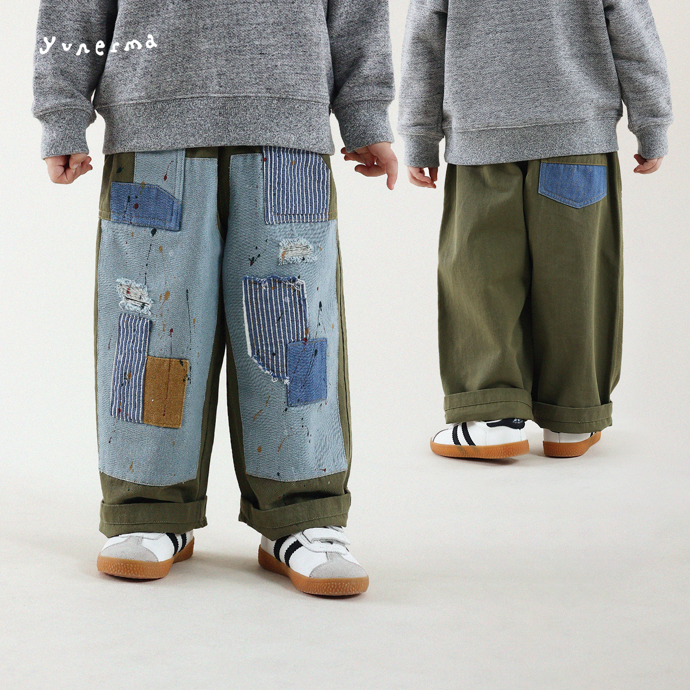 允儿妈男童日系小众休闲裤