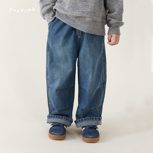 允儿妈男童秋季时尚牛仔裤长裤