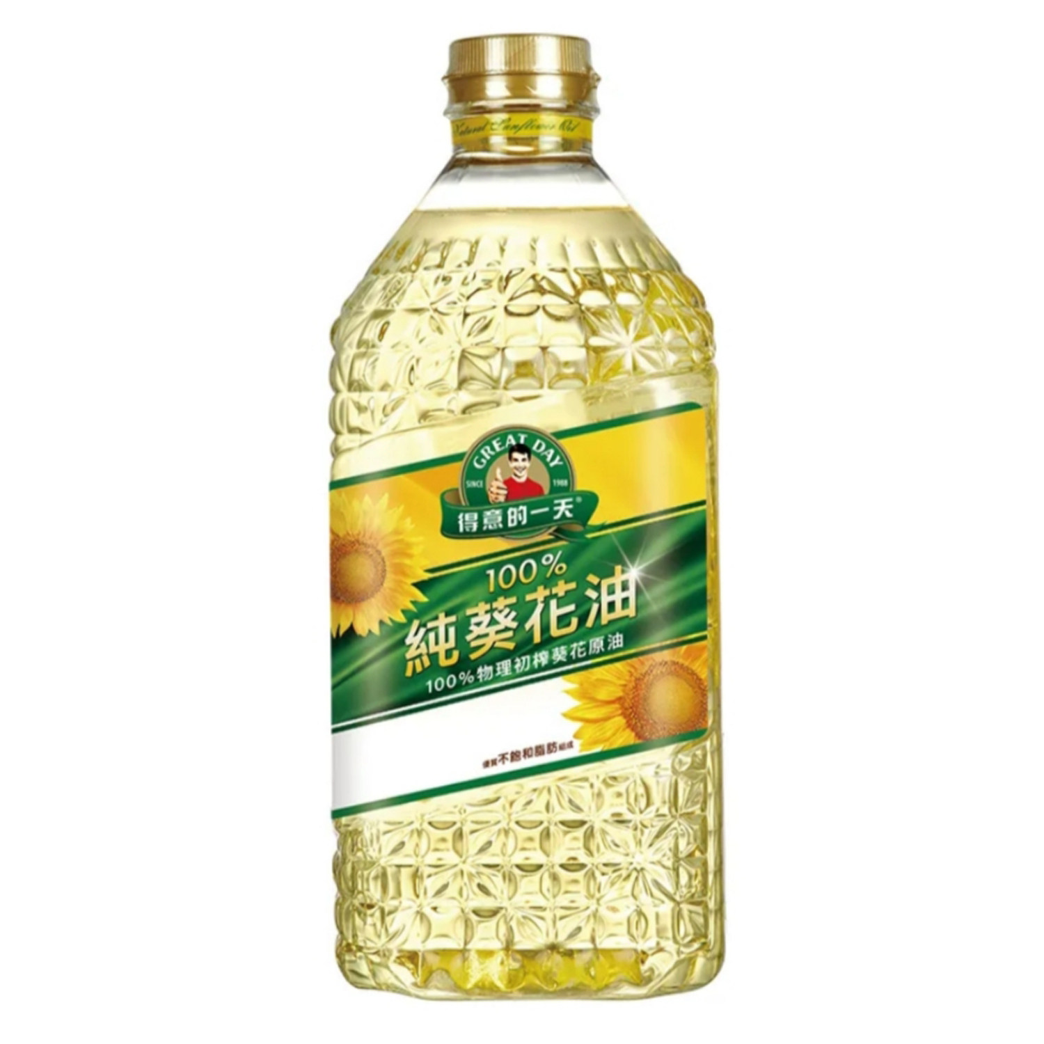 台湾原装得意的一天100%纯葵花油