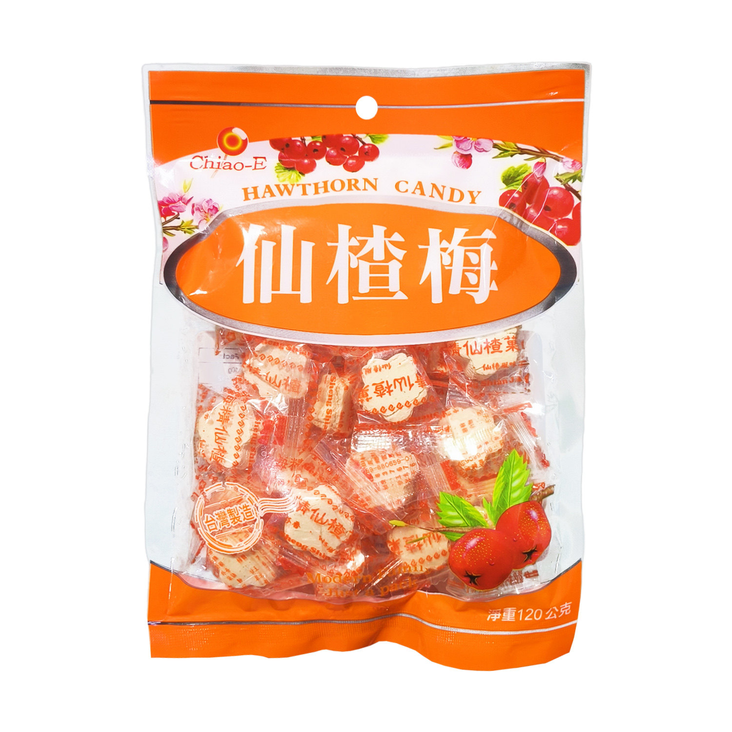 1袋包邮台湾原装巧益仙楂梅120g健康休闲零食