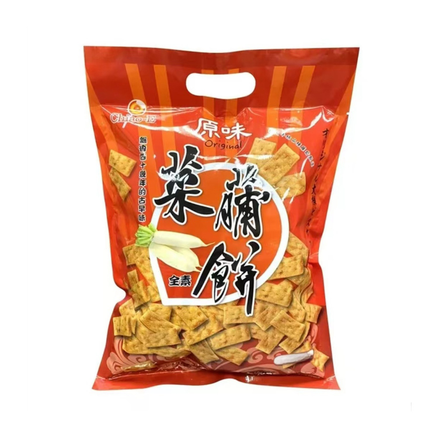 1袋包邮台湾原装巧益原味菜脯饼147g香香脆脆的好味道休闲零食
