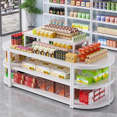 超市中岛展示柜零食架促销台