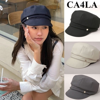 CA4LA日本秋冬新款报童帽贝雷帽秋冬新款八角防晒遮阳画家帽子女