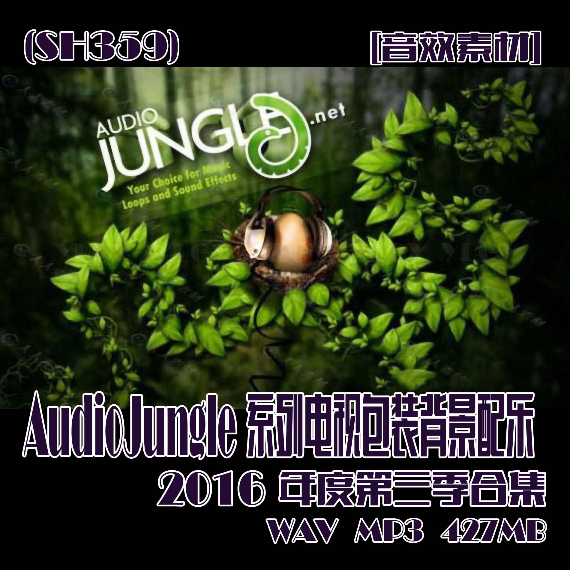 (SH359)AudioJungle系列电视包装背景配乐合辑2016年度第三季427M
