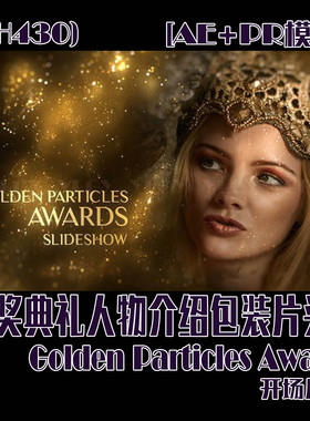 (SH430) 开场片头 颁奖典礼人物介绍包装片头 AE模板+PR模板