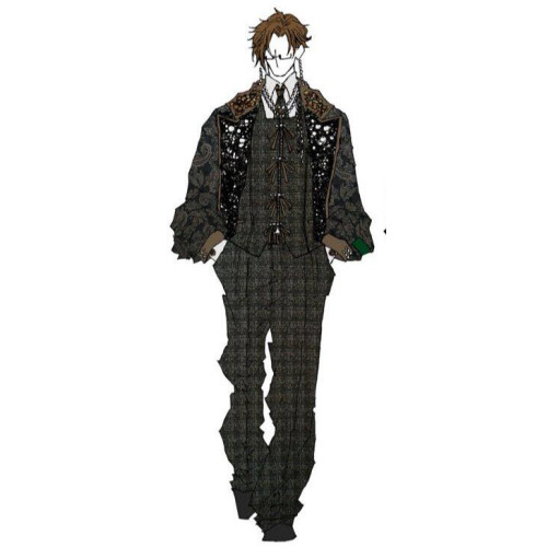 【量身定制】三姜cosplay服装Idolish7偶像星愿二阶堂大和(绿发)