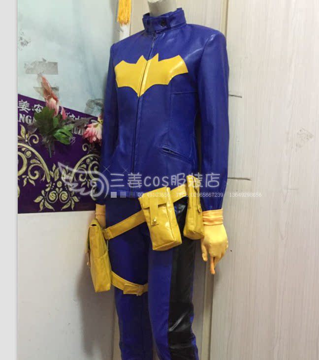 dc batgirl蝙蝠女 芭芭拉戈登cosplay服装,三姜cosplay服装店