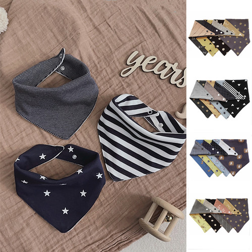 双面加大三角口水围巾