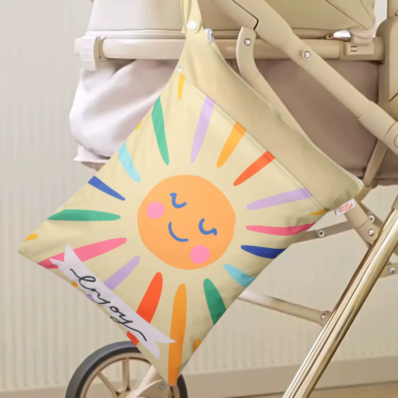 雙口袋兒童雜物防水收納袋