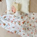 夏季婴儿柔软纱布包巾初生薄款产房新生儿抱被儿童宝宝包被浴巾毯