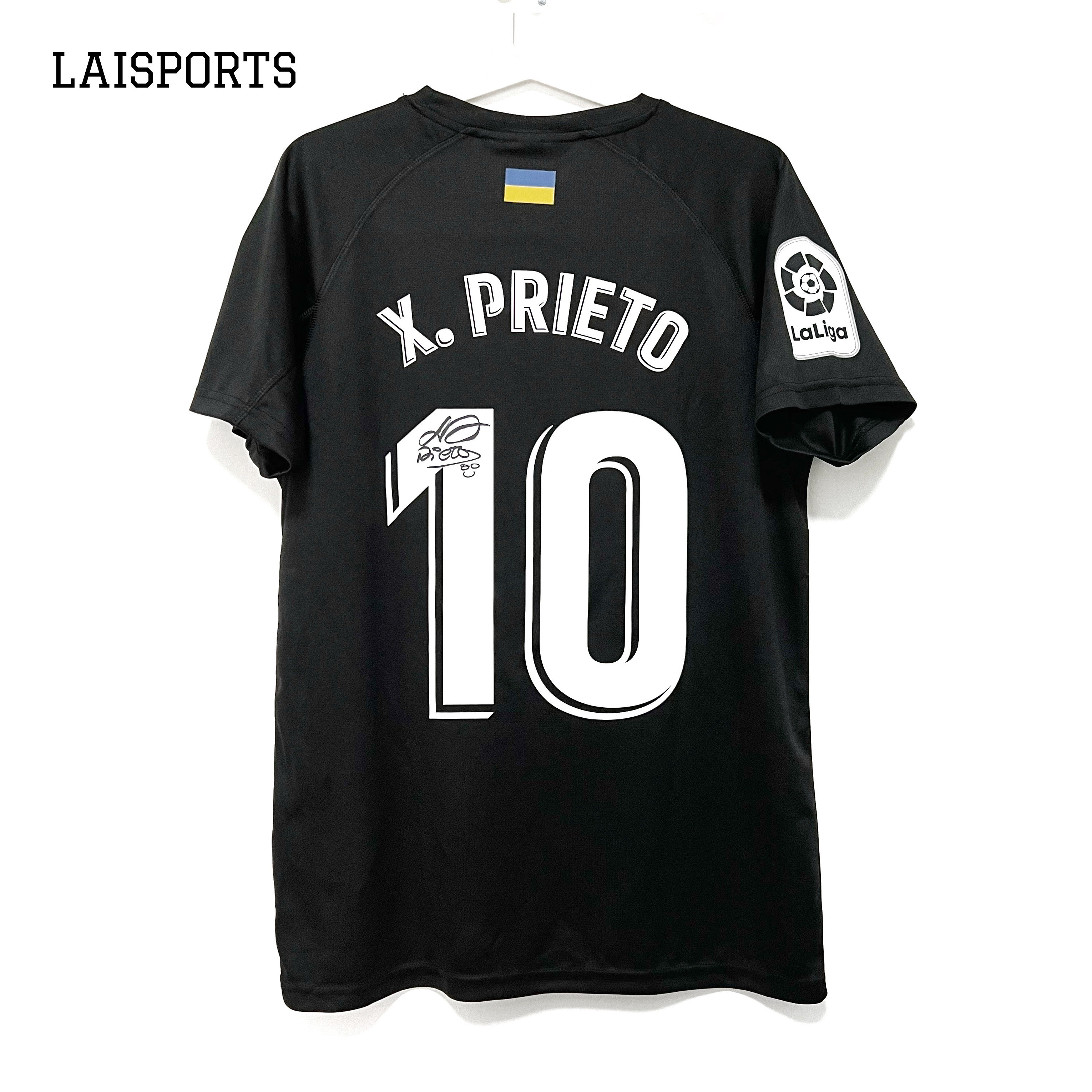 西莱精选 西甲x拉美电影大奖2022慈善赛签名球衣哈维普列托足球服